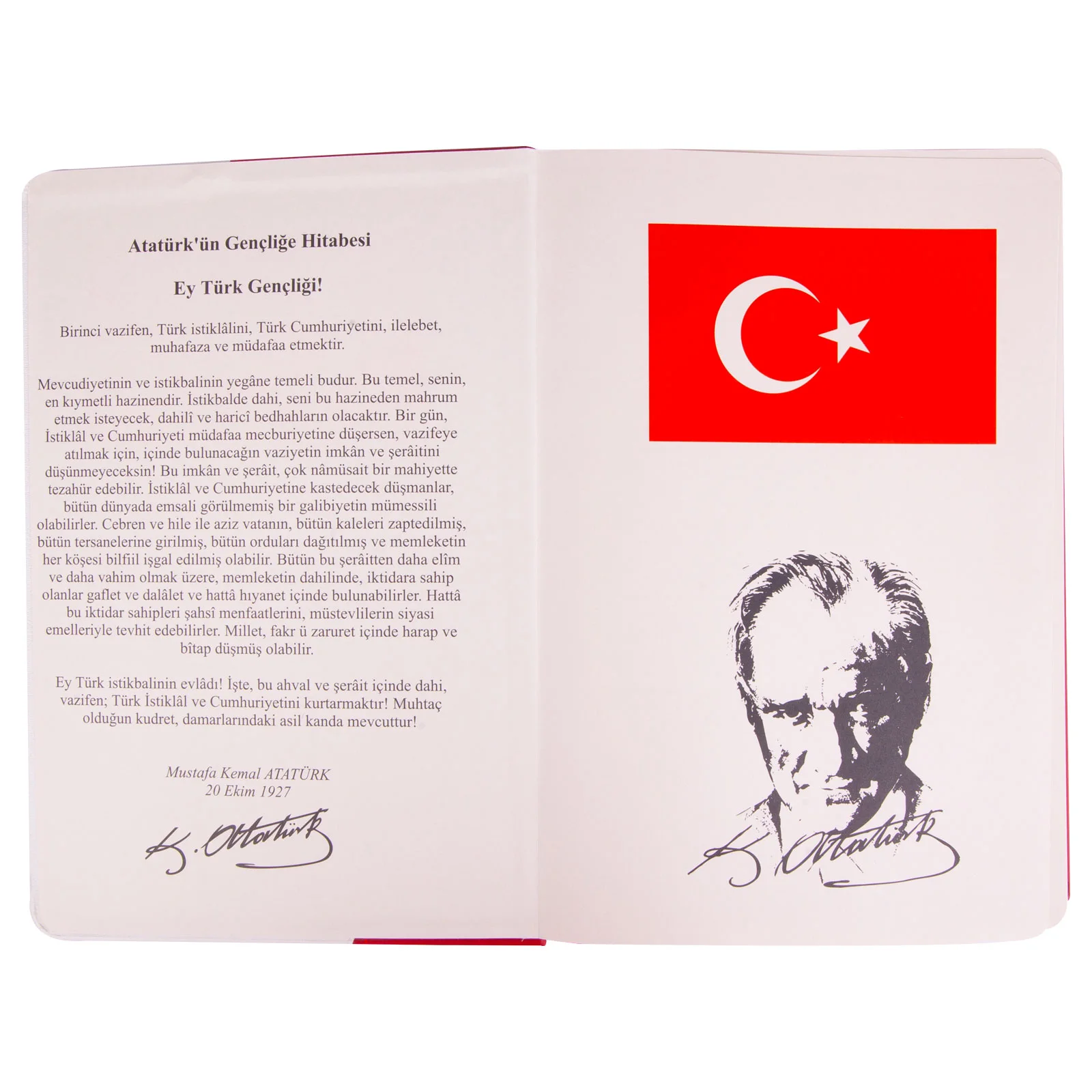 Atatürk Tarihsiz Defter (17x24 cm) – görsel 2