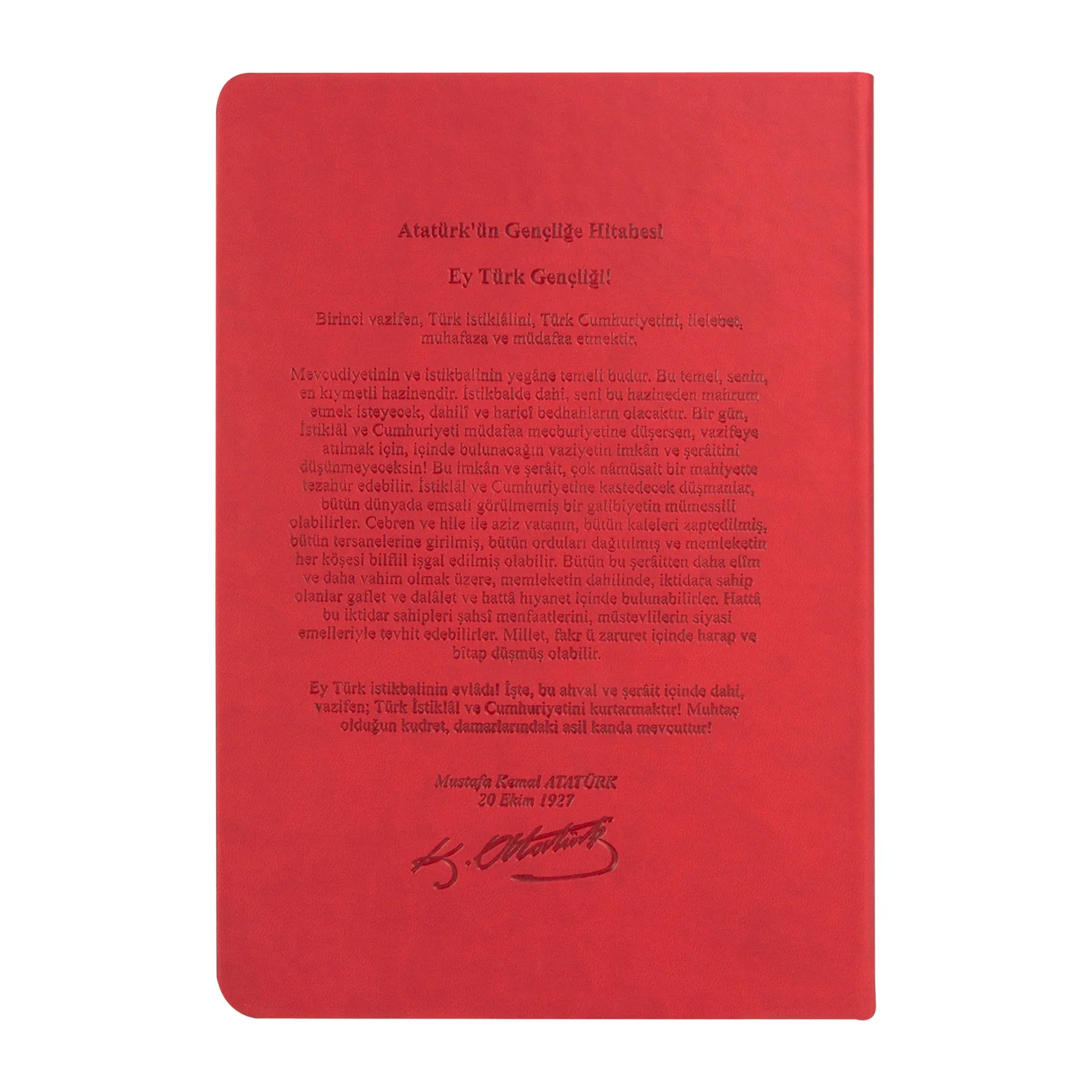 Atatürk Tarihsiz Defter (17x24 cm) – görsel 3