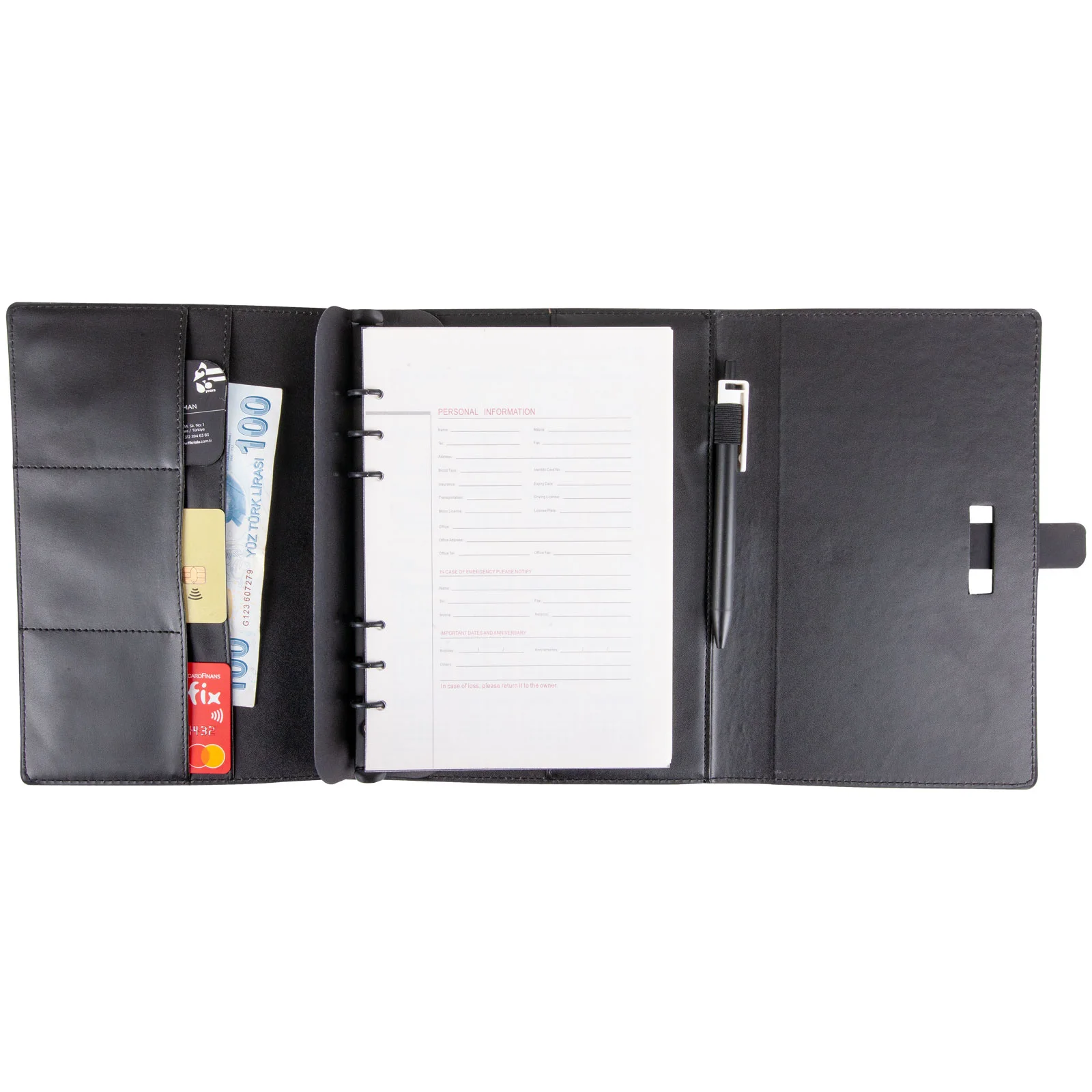 Demirtepe Tarihsiz Organizer Defter (17x22CM) – görsel 2