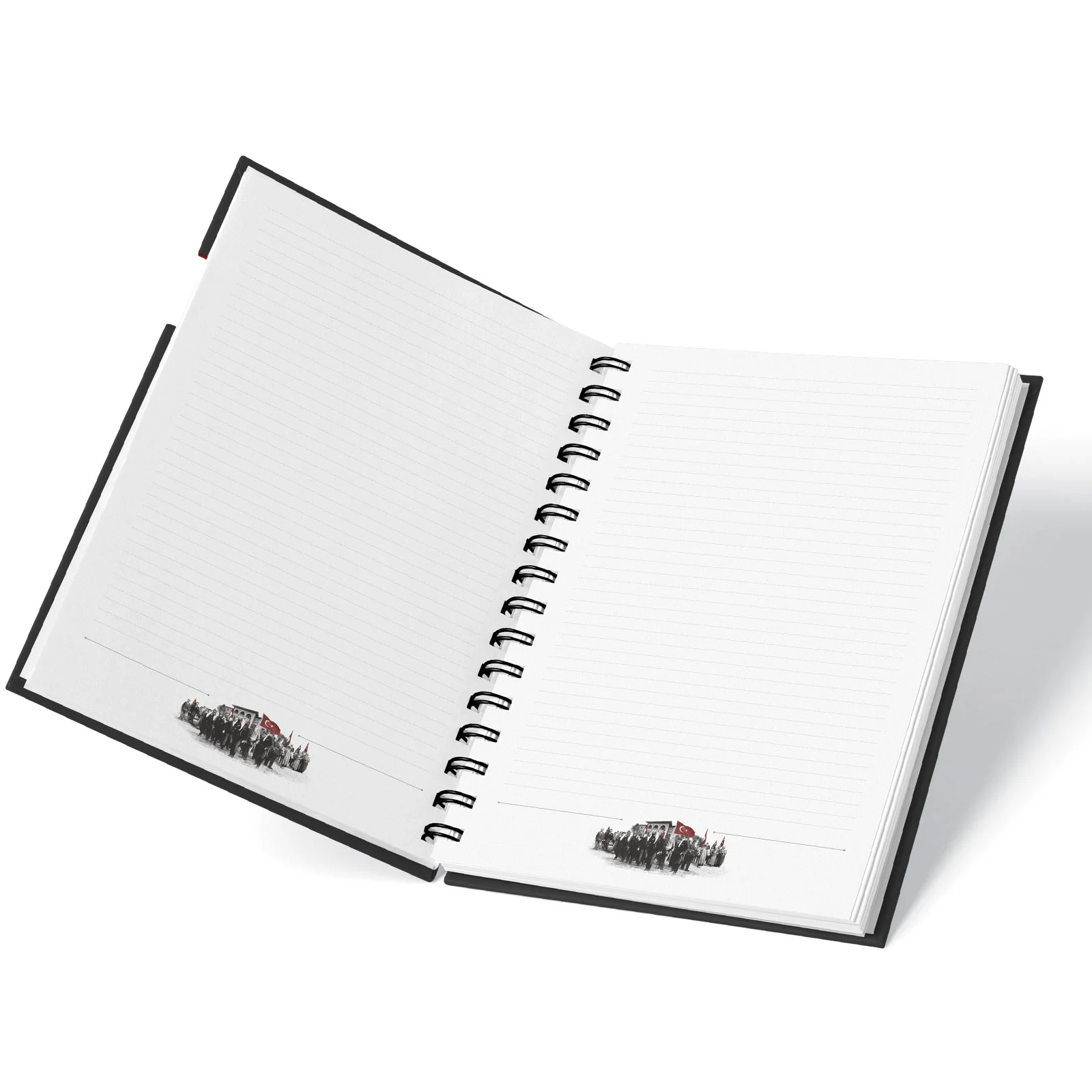 Parla Kuşe Mukavva Sıvama Spiralli Defter (15x21CM) – görsel 2