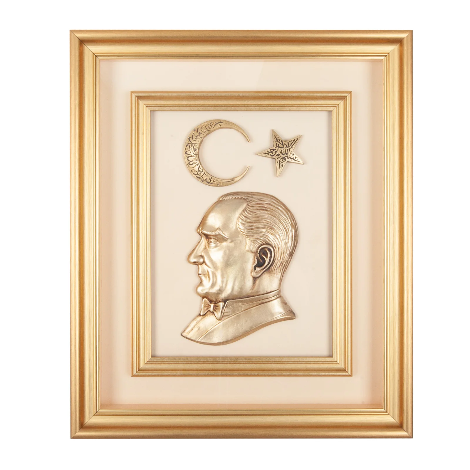 Öncü Atatürk Kabartmalı Tablo – görsel 2
